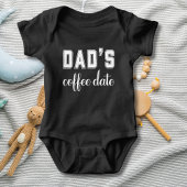Papa's koffie date, grappig romper