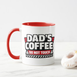 Papa's koffie niet aanraken mok 