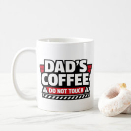 Papa's koffie niet aanraken mok 