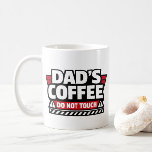 Papa's koffie niet aanraken mok