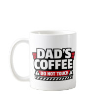 Papa's koffie niet aanraken mok