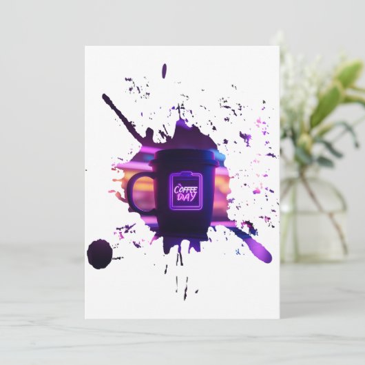 PAPA'S KOFFIE vaders dag Kaart (Staand voorkant)