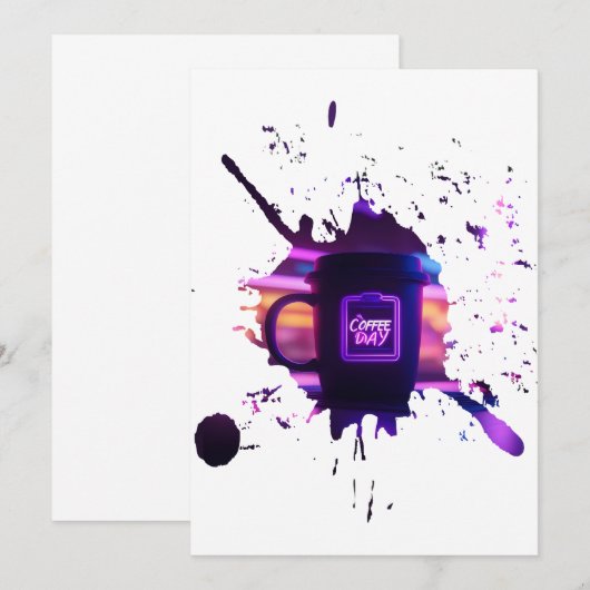 PAPA'S KOFFIE vaders dag Kaart (Voorkant / Achterkant)