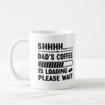 Papa's koffie wordt geladen – Grappige Tech Mok/T-
