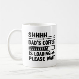 Papa's koffie wordt geladen – Grappige Tech Mok/T- Koffiemok