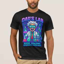 Papa's Lab Grappige Wetenschap Vaders Dag Gift T-shirt