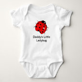 Papa's Ladybug Baby Bodysuit (Voorkant)