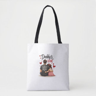 papa's liefde tote bag