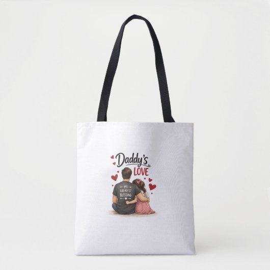 papa's liefde tote bag (Voorkant)