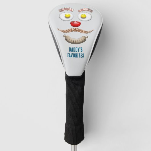 PAPA'S LIEVELINGS Eten Golfheadcover (Voorkant)