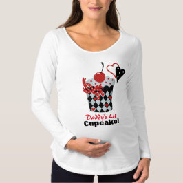 Papa's Lil Cupcake Moederschapshirt T-shirt