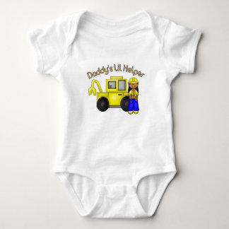 Papa's Lil Helper-Girl Romper