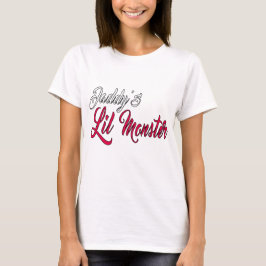  Papa's Lil Monster, Klassiek  T-shirt