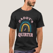 Papa's Lil Squirter Ongepaste Raunchy Humor T-shirt (Voorkant)