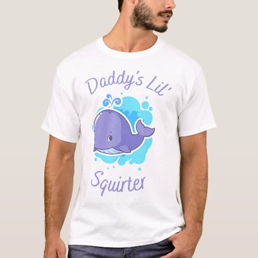 Papa's Lil' Squirter T-shirt (Voorkant)