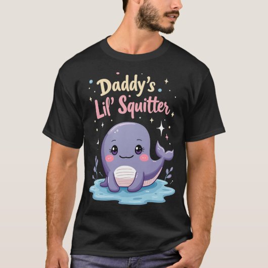 Papa's Lil' Squirter T-shirt (Voorkant)