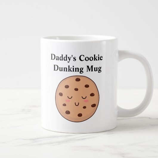 Papa's linkerhand - Melk in koekjes Mok 20 oz (Rechts)