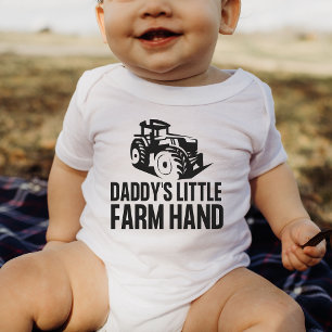 Papa's Little Boerderij Hand Funny Tractor Baby Gi Romper