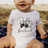 Papa's Little Boerderij Hand Funny Tractor Baby Gi Romper