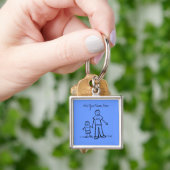 Papa's Little Boy Sleutelhanger (Custom Names) (Hand)