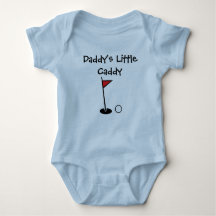 "Papa's Little Caddy" Baby Bodysuit