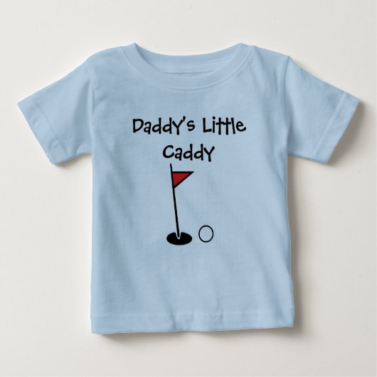 "Papa's Little Caddy"-Baby Shirt (Voorkant)