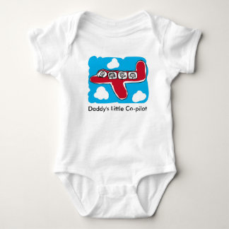 Papa's Little Co-pilot Een stuk Baby Bodysuit
