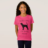 Papa's 'Little Coon Hunting Princess' T-shirt (Voorkant volledig)