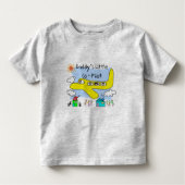 "Papa's Little Copilot" Kinder T-Shirts (Voorkant)