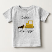 Papa's Little Digger Shirt (Voorkant)