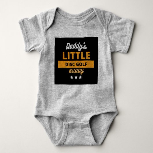 Papa's Little Disk Golf Buddy onsie Romper (Voorkant)