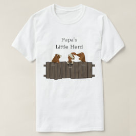 Papas Little Goat Herd 3 Geiten T-shirt