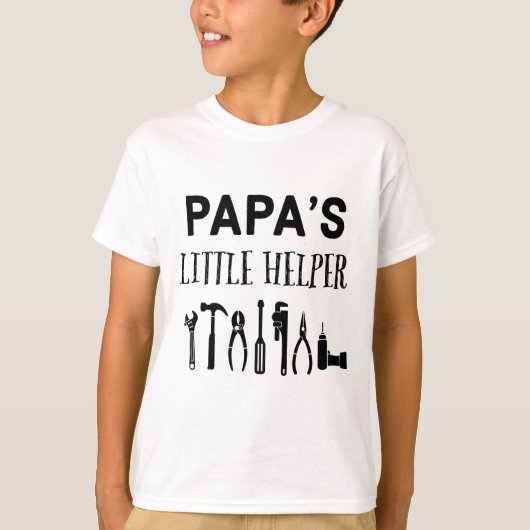 Papas Little Helper T-Shirt (Voorkant)