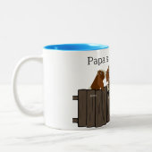 Papas Little Herd of 4 Goats Tweekleurige Koffiemok (Links)