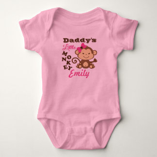 Papa's Little Monkey Roze Bodysuit met Tutu