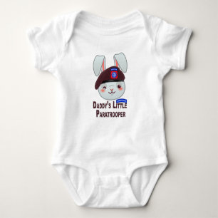 "Papa's Little Paratrooper Bunny" Romper