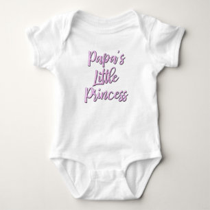 Papa's Little Princess bodysuit voor baby