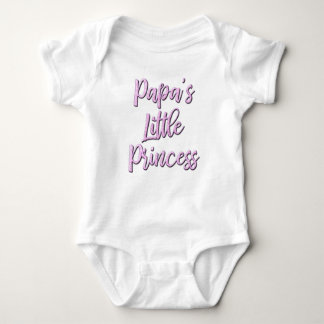 Papa's Little Princess bodysuit voor baby