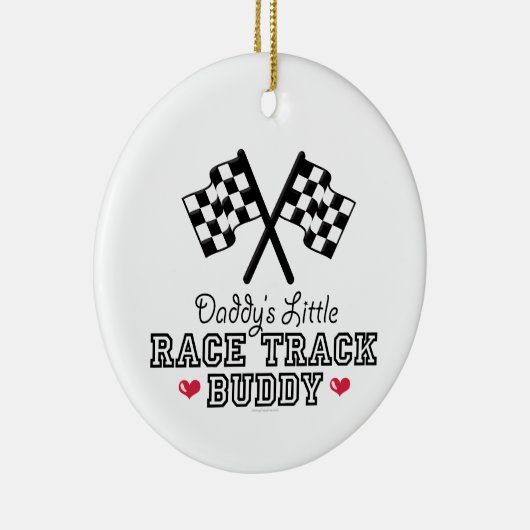 Papa's Little Race Track Buddy Ornament (Rechts)