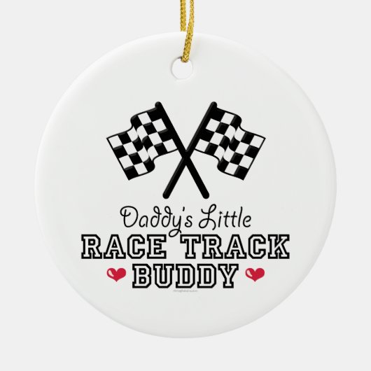 Papa's Little Race Track Buddy Ornament (Voorkant)