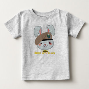 "Papa's Little Ranger Bunny" Baby T-Shirt