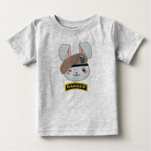 "Papa's Little Ranger Bunny" Baby T-Shirt