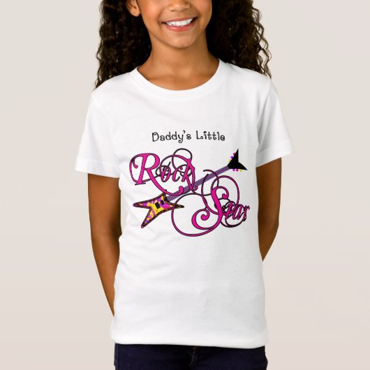 Papa's Little Rock Star Shirt (Voorkant)