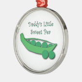 Papa's Little Sweet Pea Ornament (Links)
