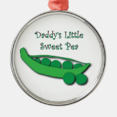 Papa's Little Sweet Pea Ornament (Voorkant)