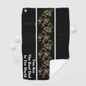 Papa's Lucky Charm: Beste pa Golf Towel Golfhanddoek