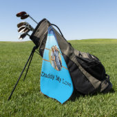 Papa's Lucky Towel: Beste pa Golf Towel Golfhanddoek (Groen)
