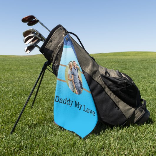 Papa's Lucky Towel: Beste pa Golf Towel Golfhanddoek (Groen)