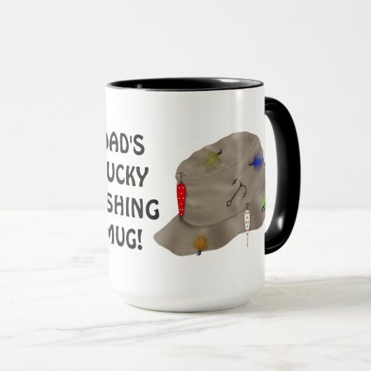 Papa's Lucky Vist Mok sport (Voorkant rechts)