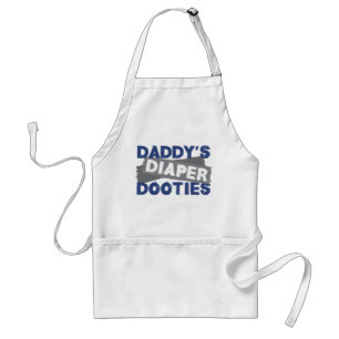 Papa's luierdassen Funny Shower Gift Standaard Schort